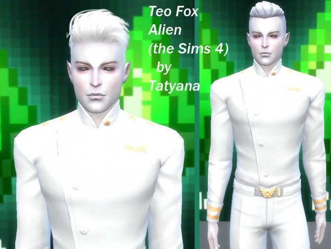 Sims 4 Teo Fox (Alien) at Tatyana Name
