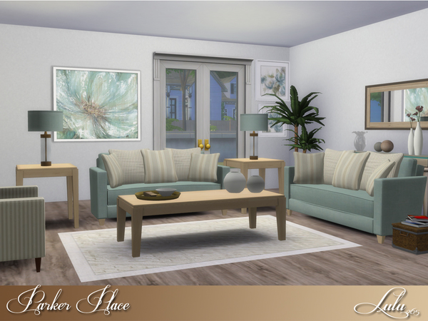 Sims 4 Parker Place Living by Lulu265 at TSR