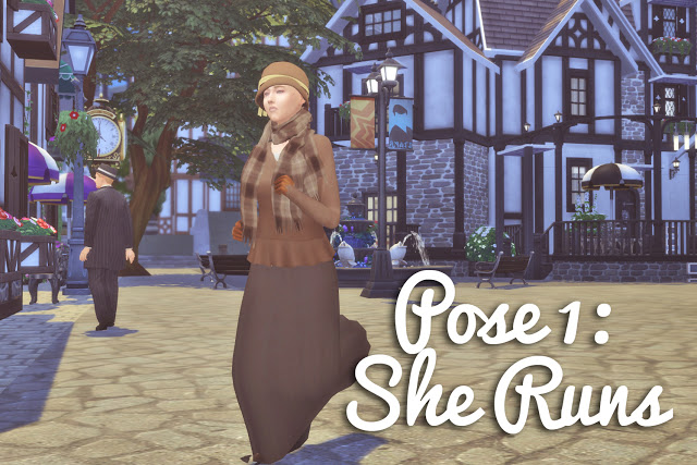Sims 4 Running into Each Other Pose Set at Historical Sims Life