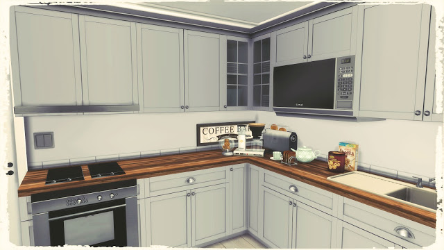 Sims 4 Small Nordic Kitchen at Dinha Gamer