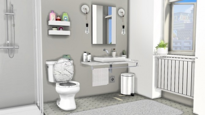 Sims 4 Sink & Bathroom Toilet at MXIMS