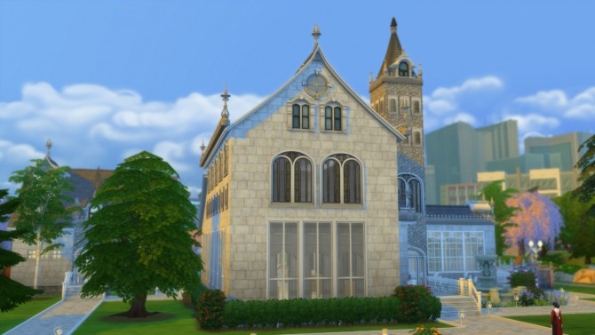 Sims 4 Pleasant View Church DV by Christine11778 at Mod The Sims