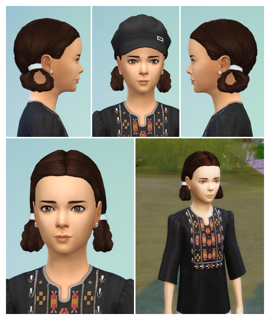 Sims 4 Hairwings for Girls &Toddler at Birksches Sims Blog