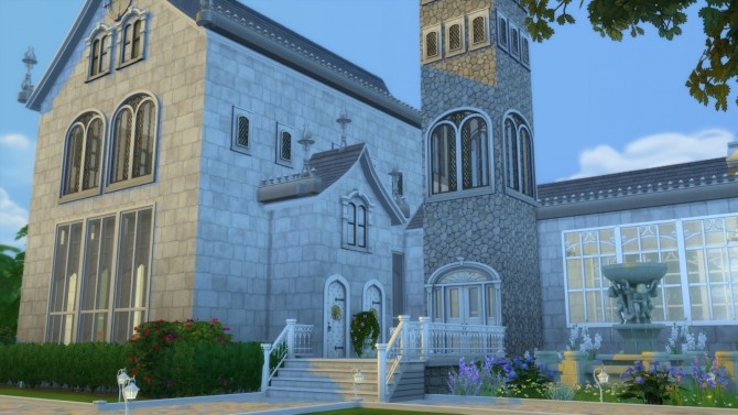 Sims 4 Pleasant View Church DV by Christine11778 at Mod The Sims