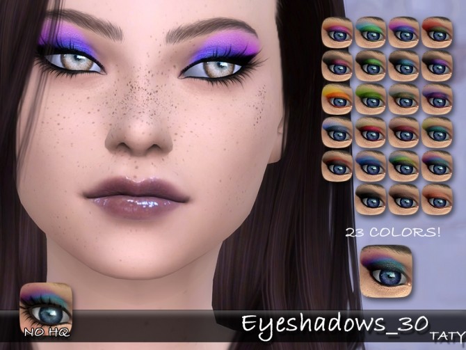 Sims 4 Eyeshadows 30 by Taty86 at SimsWorkshop