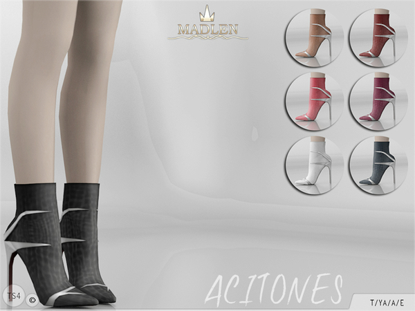 Sims 4 Madlen Acitones Boots by MJ95 at TSR