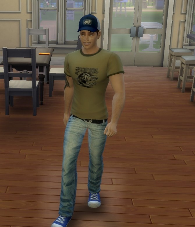 Sims 4 Left 4 Dead Ellis by Apolloboy109 at Mod The Sims