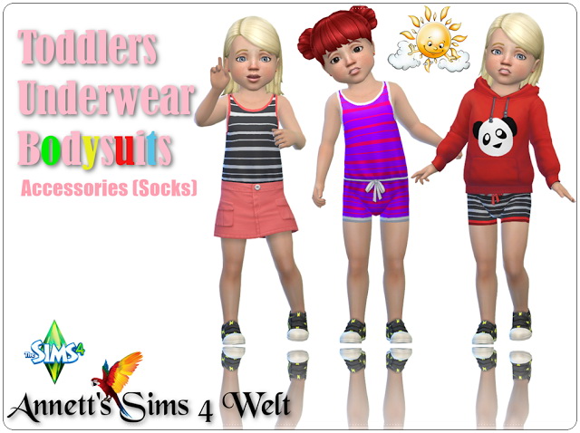 Sims 4 Toddler Bodysuits at Annett’s Sims 4 Welt