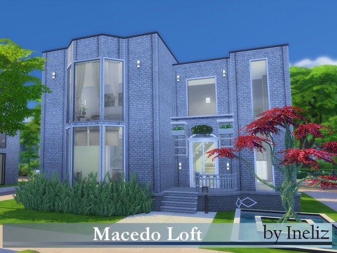 Sims 4 Macedo Loft by Ineliz at TSR