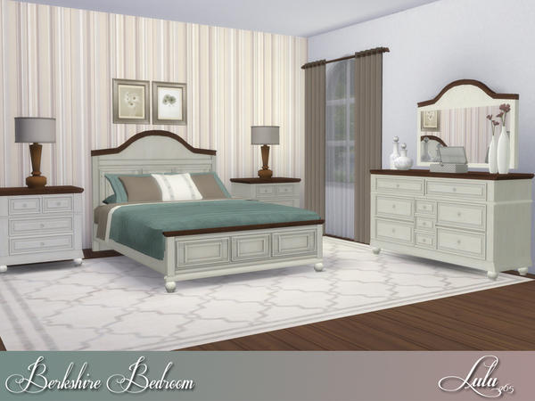Sims 4 Berkshire Bedroom by Lulu265 at TSR
