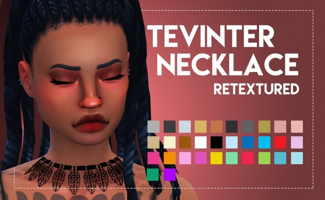 Sims 4 Tevinter Necklace Maxis Matched by Weepingsimmer at SimsWorkshop