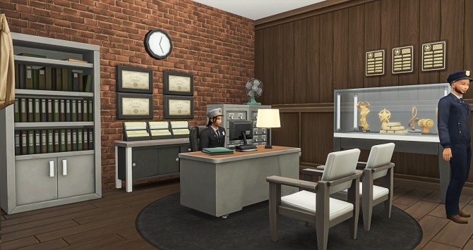 Police Precinct 15 by Peacemaker IC at Simsational Designs » Sims 4 Updates