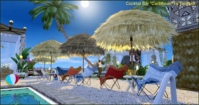 Sims 4 Caribbean Cocktail Bar at Tanitas8 Sims