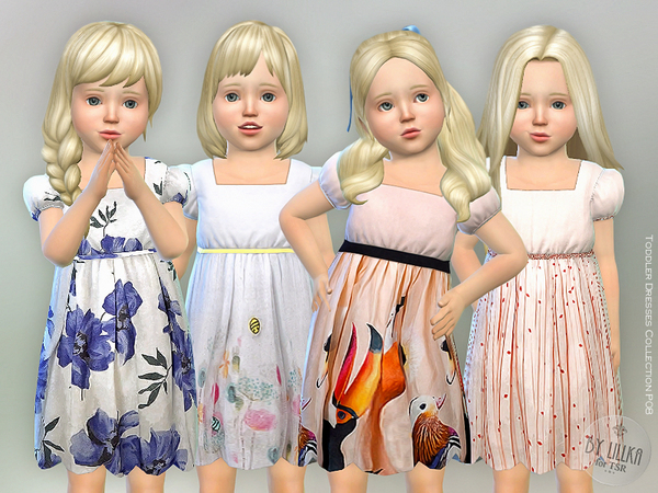 Sims 4 Toddler Dresses Collection P08 by lillka at TSR