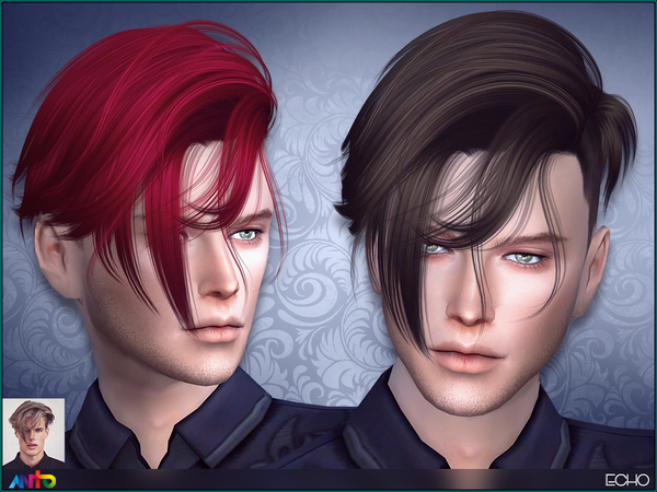 Sims 4 Echo Hair by Anto at TSR