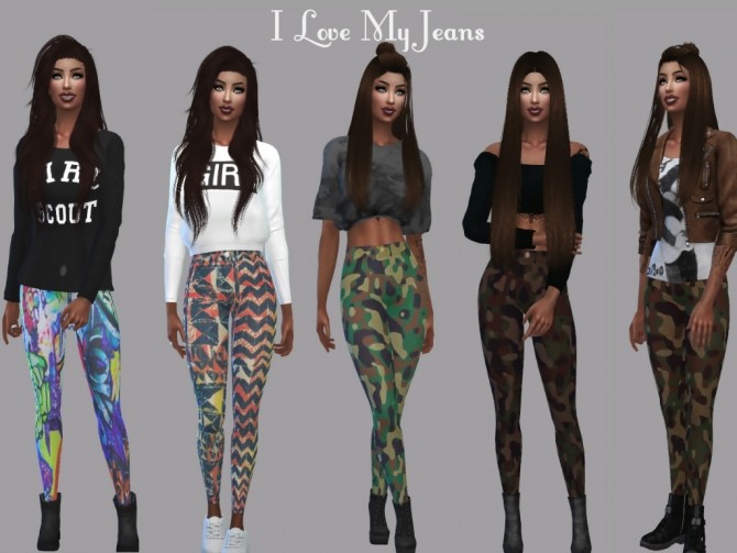 Sims 4 Fashionstyle Jeans at Teenageeaglerunner