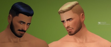 Spencer shaved hair by Xld_Sims at SimsWorkshop