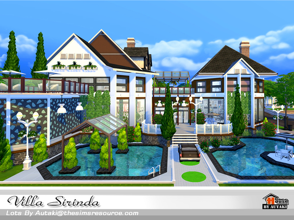 Sims 4 Villa Sirinda by autaki at TSR