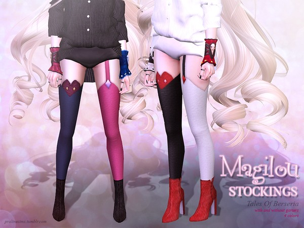 Sims 4 Magilou Stockings by Pralinesims at TSR