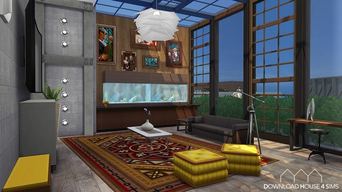 Sims 4 150 Rue des Artistes apartment by Samuel at DH4S