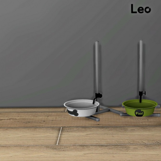Sims 4 Pet Feeder Deco at Leo Sims