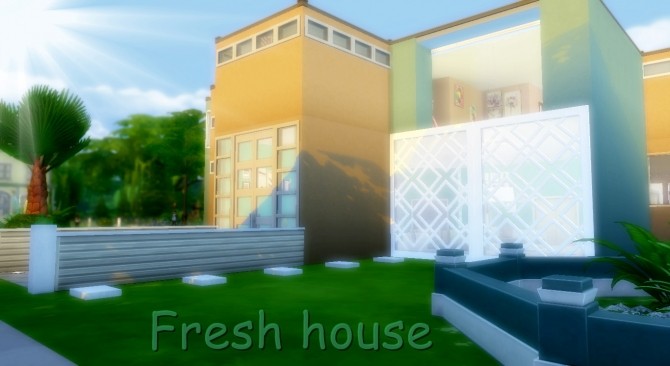 Sims 4 FRESH HOUSE at Allis Sims