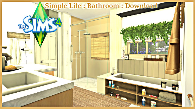 Sims 4 Simple Life Bathroom at Pandasht Productions