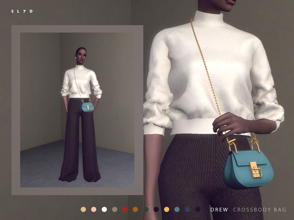 Sims 4 Drew Bag by SLYD at TSR