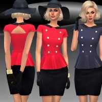 PZC Sport Maxi Shirt Dress by Pinkzombiecupcakes at TSR » Sims 4 Updates