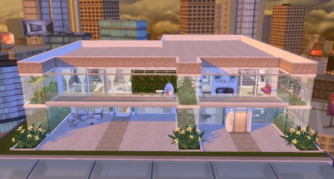 Sims 4 Luxury PentHouse at Lilly Sims