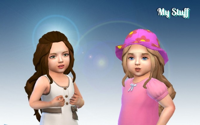 Sims 4 Romantic Hair for Toddlers at My Stuff