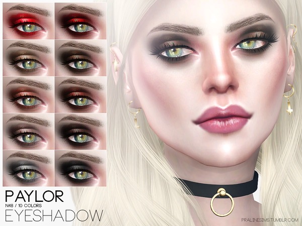 Sims 4 Paylor Eyeshadow N48 by Pralinesims at TSR