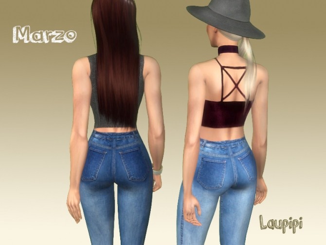 Sims 4 Marzo jeans at Laupipi