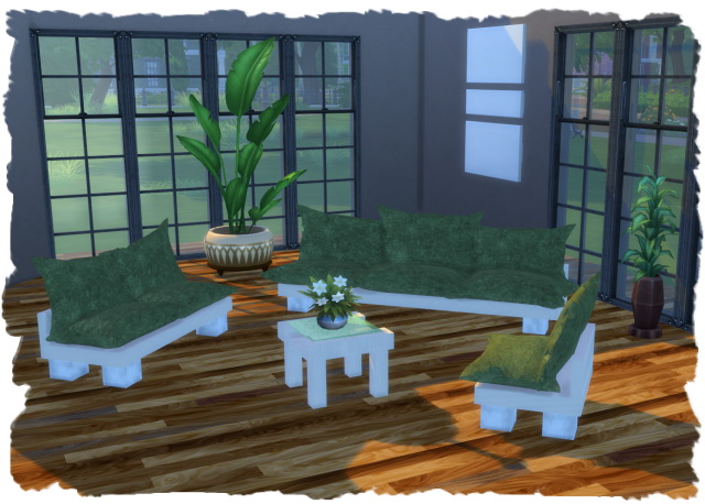 Sims 4 Angel livingroom mesh by Chalipo at All 4 Sims