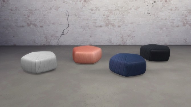 Sims 4 Five Pouf at Meinkatz Creations