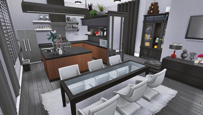 Sims 4 Apartment R002 by Bangsain at My Sims House