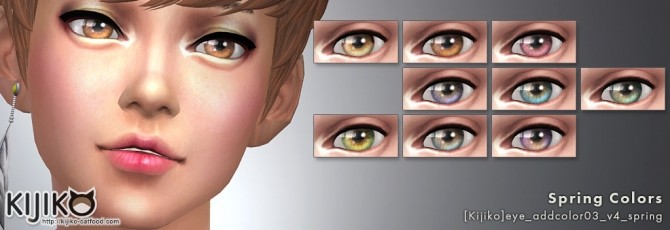 Sims 4 Vampires Eye colors Default + Non default Replacement at Kijiko