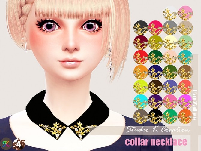 Sims 4 Collar Necklace square at Studio K Creation