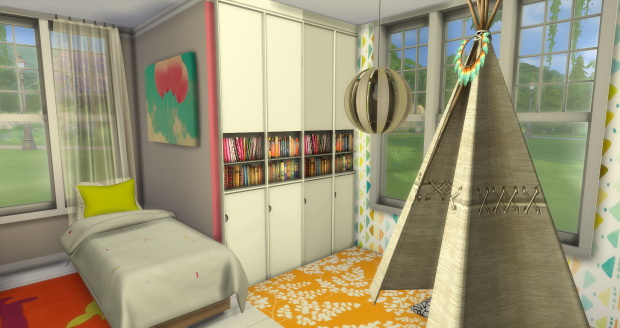 Sims 4 Colourful Kids Room at AymiasSims
