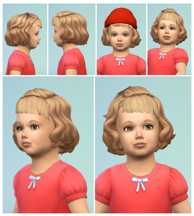 Sims 4 Vintage Toddler Hair at Birksches Sims Blog