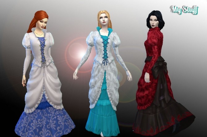 Sims 4 Bow Dress Conversion at My Stuff
