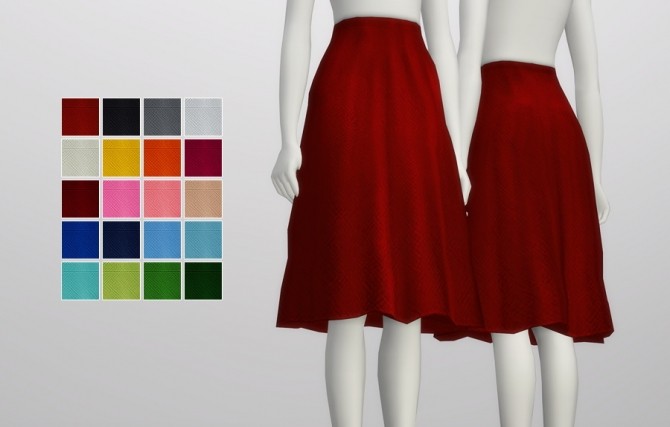Simple flare skirt at Rusty Nail » Sims 4 Updates