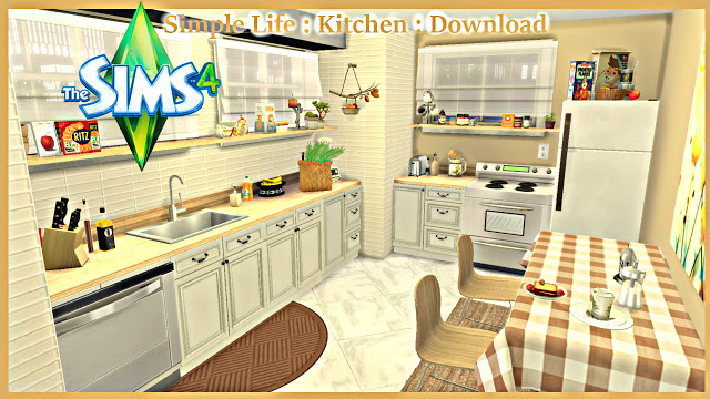 Sims 4 Simple Life Kitchen at Pandasht Productions