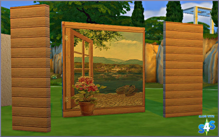 2 wallpapers by Christine1000 at Sims Marktplatz