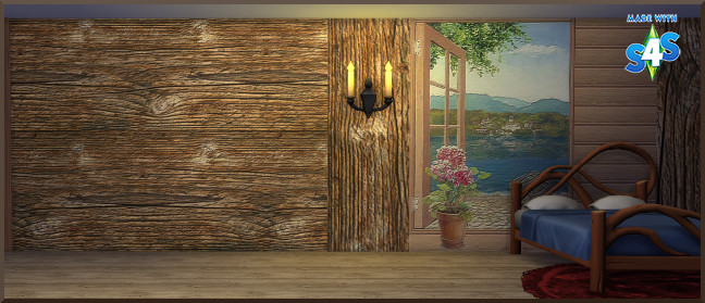 Sims 4 Wallpaper of rough wood by Christine1000 at Sims Marktplatz