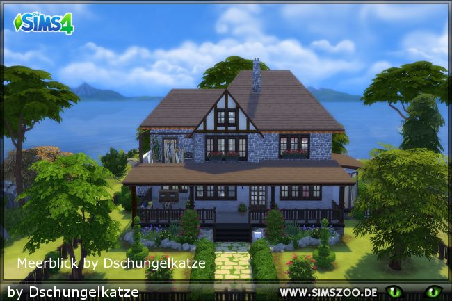 Sims 4 Meerblick house by Dschungelkatze at Blacky’s Sims Zoo