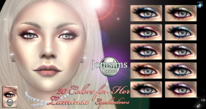 Sims 4 Eyemasks + lips + eyeshadows at Jomsims Creations