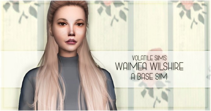 Sims 4 WAIMEA WILSHIRE at Volatile Sims