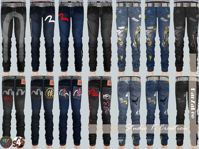 Sims 4 Giruto14 jeans for child version at Studio K Creation