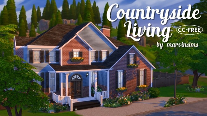 Sims 4 Countryside Living at Marvin Sims